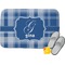 Plaid Memory Foam Bath Mat (Personalized)