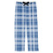 Plaid Mens Pajama Pants - Flat