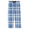 Plaid Mens Pajama Pants - XS