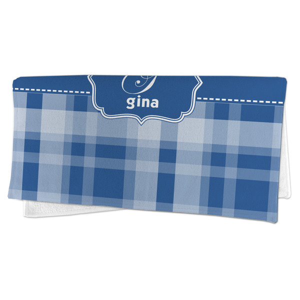 Plaid Microfiber Dish Rag - FOLDED (half)