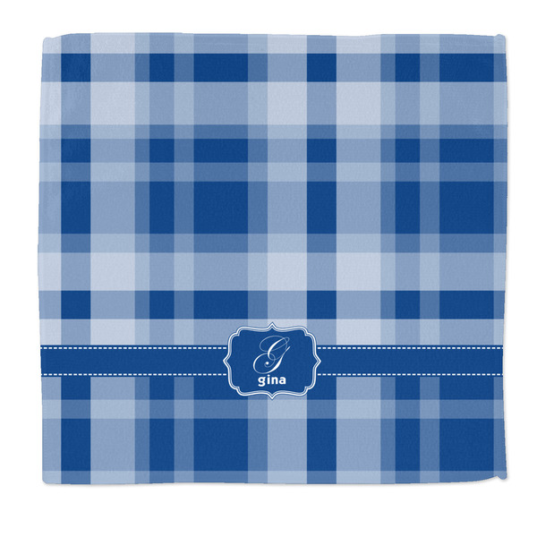 Custom Plaid Microfiber Dish Rag (Personalized)