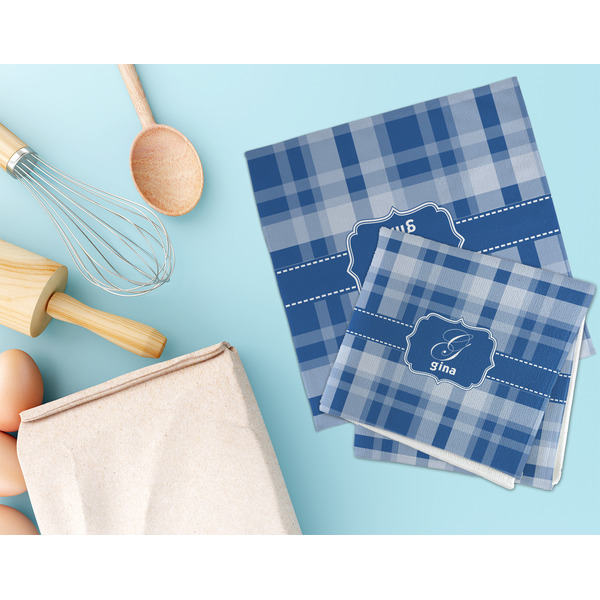 Plaid Microfiber Dish Rag - LIFESTYLE