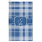 Plaid Microfiber Golf Towel - Large (Personalized)