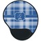 Plaid Mouse Pad with Wrist Support - Main