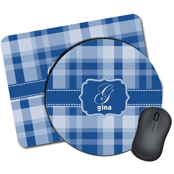 Custom Plaid Mouse Pad (Personalized)