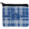 Plaid Neoprene Coin Purse - Front