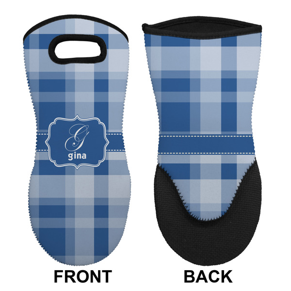 Plaid Neoprene Oven Mitt (Front & Back)