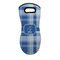 Plaid Neoprene Oven Mitt - Single w/ Name and Initial