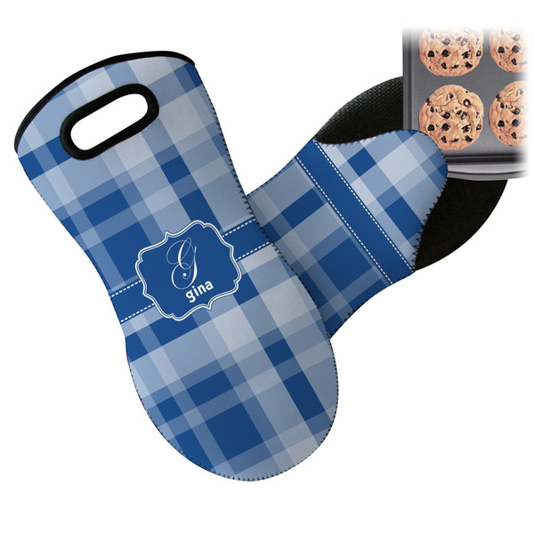Plaid Neoprene Oven Mitt