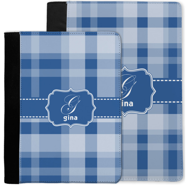 Plaid Notebook Padfolio - MAIN