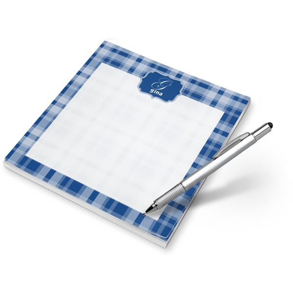 Custom Plaid Notepad (Personalized)