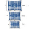 Plaid Outdoor Dog Beds - SIZE CHART