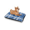 Plaid Outdoor Dog Beds - Small - IN CONTEXT
