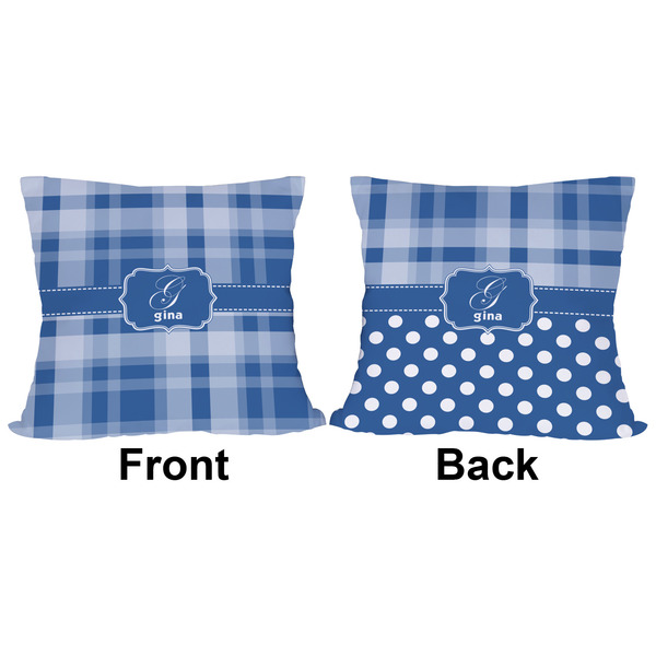 Plaid Outdoor Pillow - 16x16