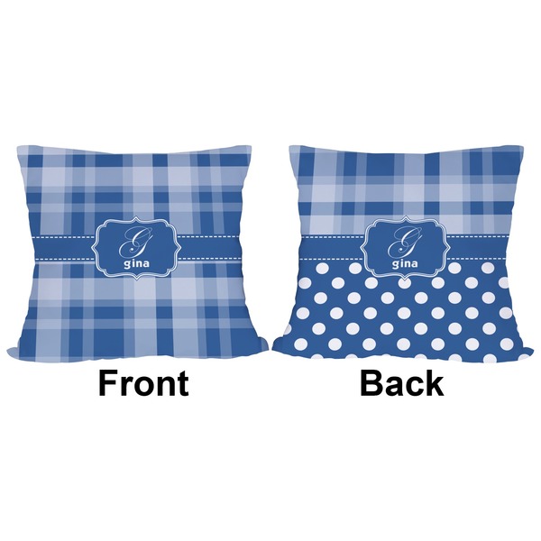 Plaid Outdoor Pillow - 18x18