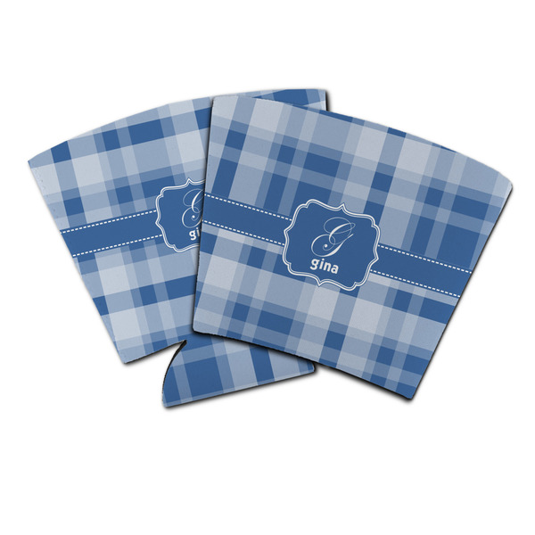 Custom Plaid Party Cup Sleeve (Personalized)