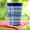 Plaid Party Cup Sleeves - with bottom - Lifestyle