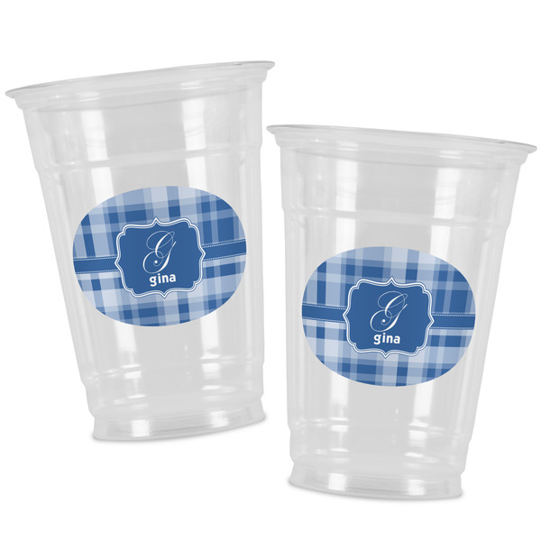 Plaid Party Cups - 16oz - Alt View