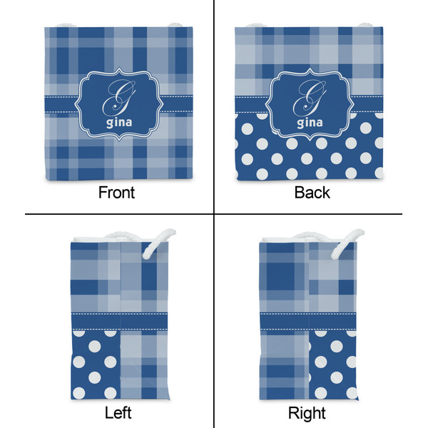 Plaid Party Favor Gift Bag - Matte - Approval