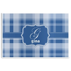 Plaid Disposable Paper Placemats (Personalized)