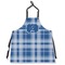 Plaid Apron Without Pockets w/ Name and Initial