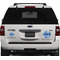 Plaid Personalized Car Magnets on Ford Explorer