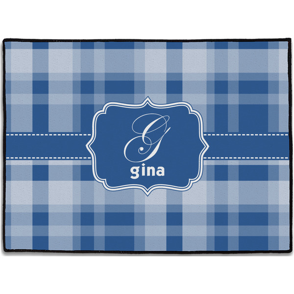 Custom Plaid Door Mat (Personalized)