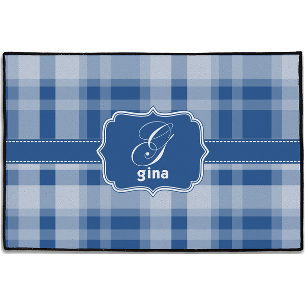 Plaid Personalized Door Mat - 36x24 (APPROVAL)