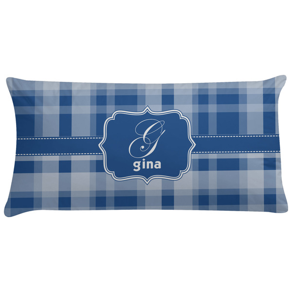 Custom Plaid Pillow Case - King (Personalized)