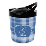 Plaid Plastic Ice Bucket (Personalized)