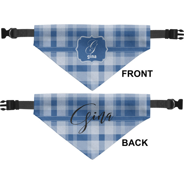 Plaid Pet Bandana Approval