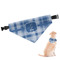 Plaid Dog Bandana - Large (Personalized)