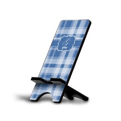 Plaid Cell Phone Stand (Large) (Personalized)