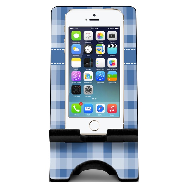 Plaid Phone Stand w/ Phone