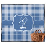 Plaid Outdoor Picnic Blanket (Personalized)