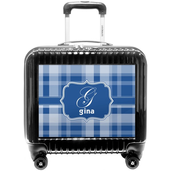 Custom Plaid Pilot / Flight Suitcase (Personalized)