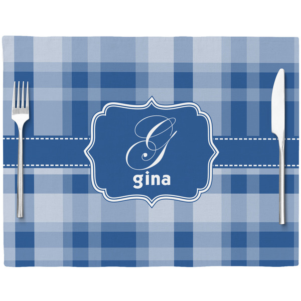 Plaid Placemat with Props