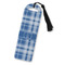 Plaid Plastic Bookmark (Personalized)