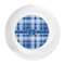 Plaid Plastic Party Dinner Plates - Approval