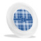 Plaid Plastic Party Dinner Plates - Main/Front