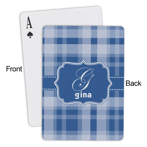 Plaid Playing Cards - Approval