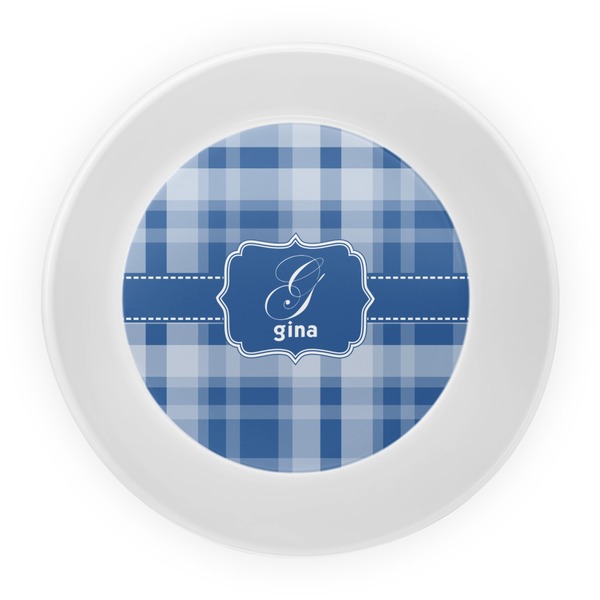 Plaid Melamine Bowl - Center