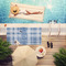 Plaid Pool Towel Lifestyle