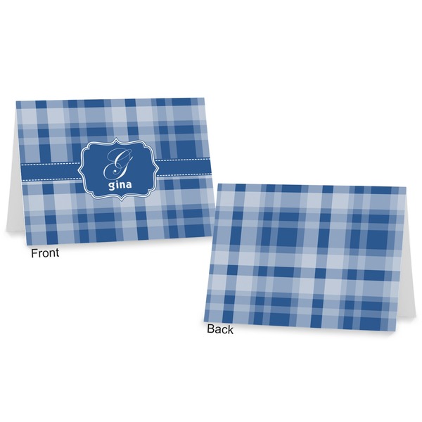 Plaid Postcard - Front and Back