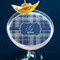Plaid Printed Drink Topper - XLarge - In Context