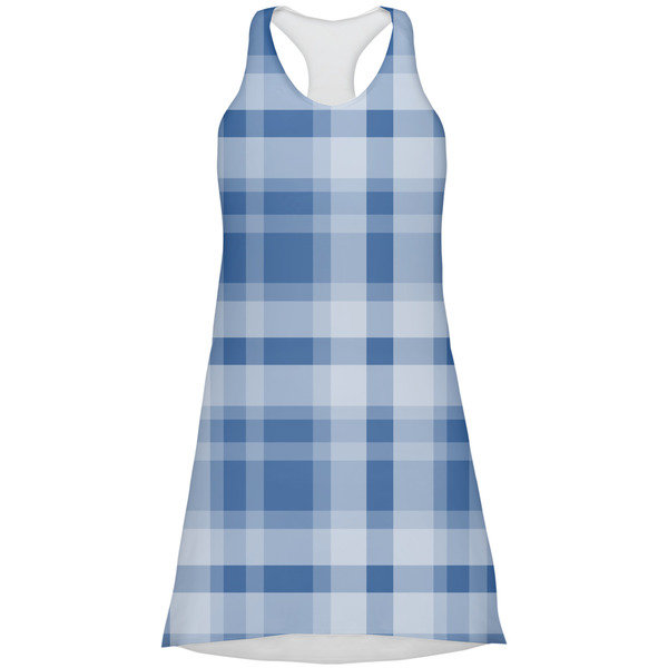 Custom Plaid Racerback Dress - X Large