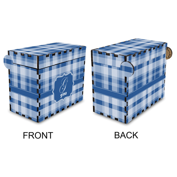 Plaid Recipe Box - Full Color - Approval