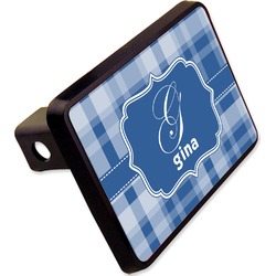 Plaid Rectangular Trailer Hitch Cover - 2" (Personalized)