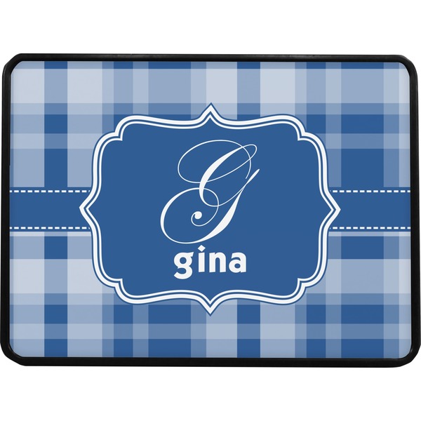 Plaid Rectangular Trailer Hitch Cover (Personalized)
