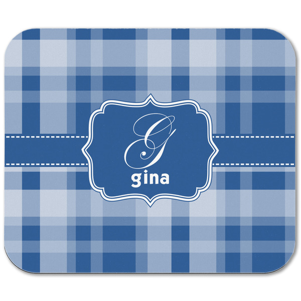Plaid Rectangular Mouse Pad - APPROVAL